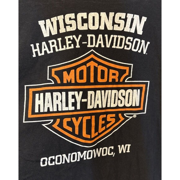 Harley-Davidson Men’s HD 2018 Bar & Shield Black Pocket T-Shirt 3XL XXXL 3TG - Picture 6 of 10